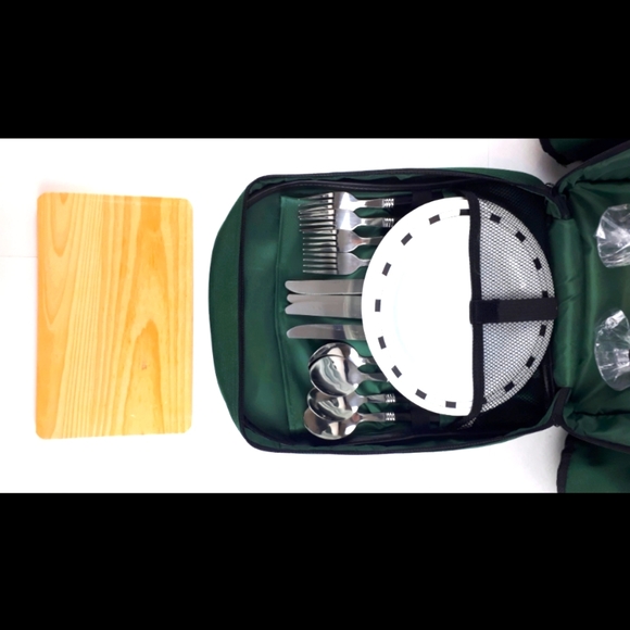 Ancient Coast wine and cheese backpack. - Picture 4 of 4